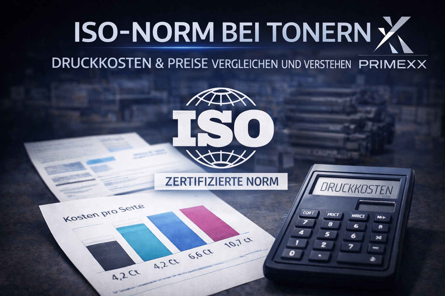 ISO-Norm Toner Seitenreichweite Vergleich